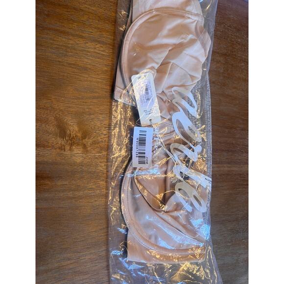 NWT Aerie Cream Mesh Underwired Balconette Bra Size 38DD - Picture 3 of 5